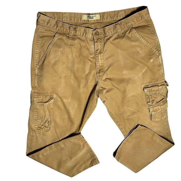 Wrangler Jeans Co Men’s Size‎ 38x30 Khaki Tan Cargo Pants 70BRWAO - Picture 1 of 7
